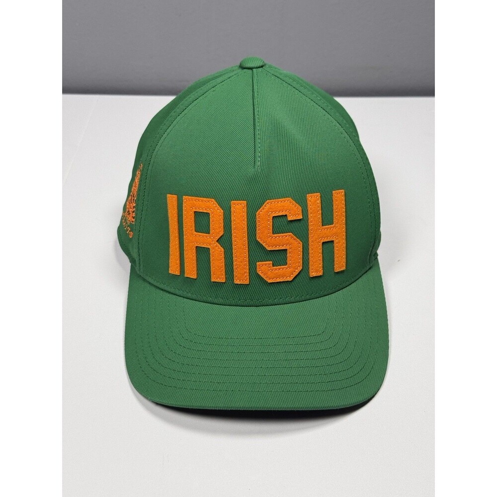 G/FORE Whistling Straits IRISH Golf Hat Green Orange Flexfit 110 Sample Snapback
